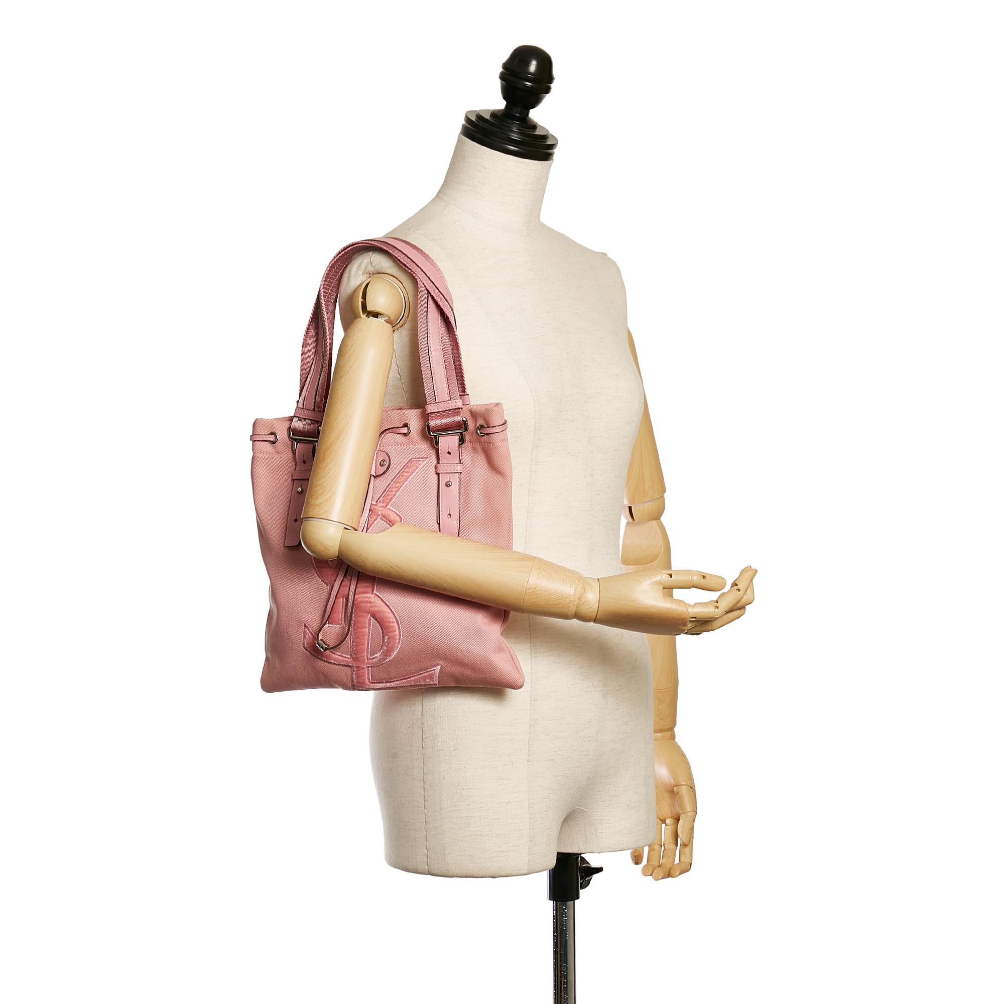 Saint Laurent Kahala Canvas Tote Bag (SHG-35269)