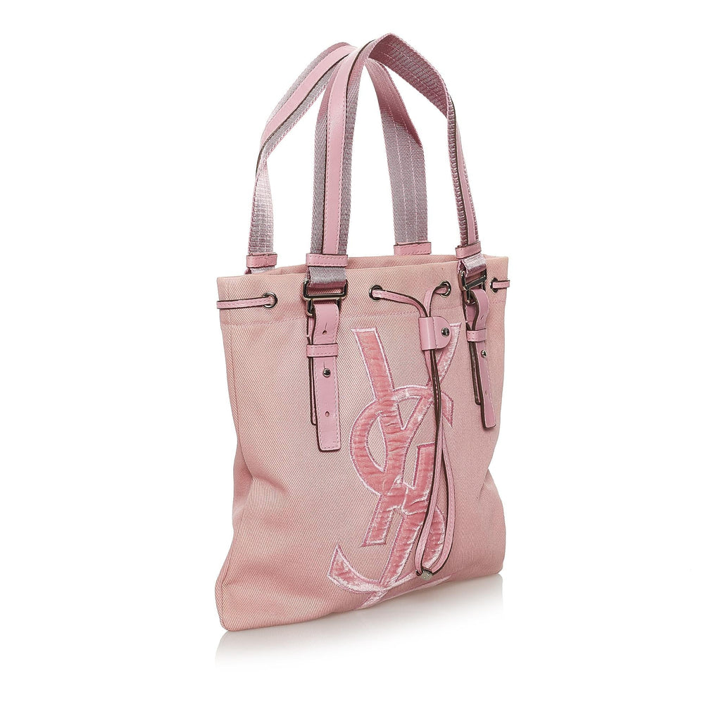 Saint Laurent Kahala Canvas Tote Bag (SHG-35269)