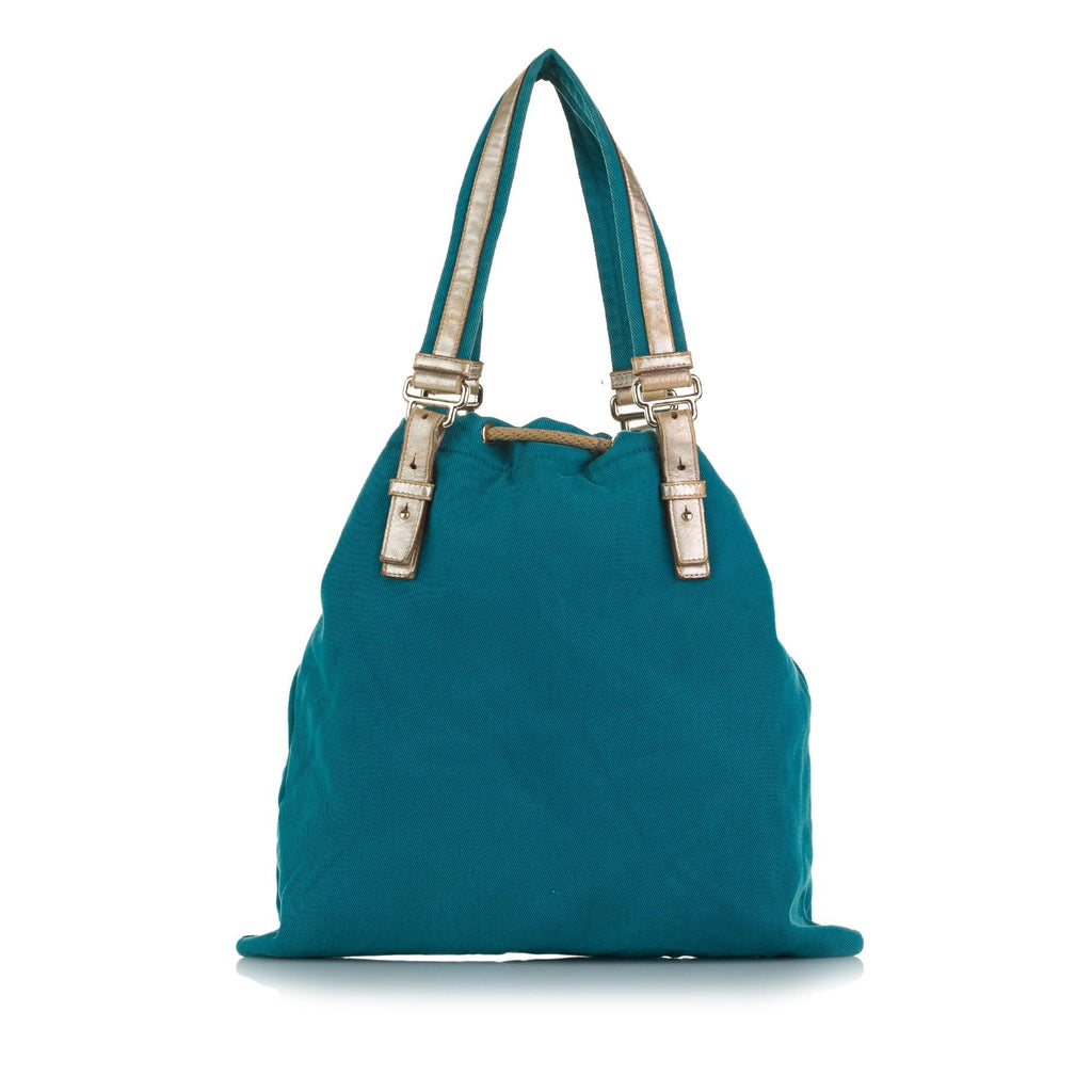 Saint Laurent Kahala Canvas Tote (SHG-37117)