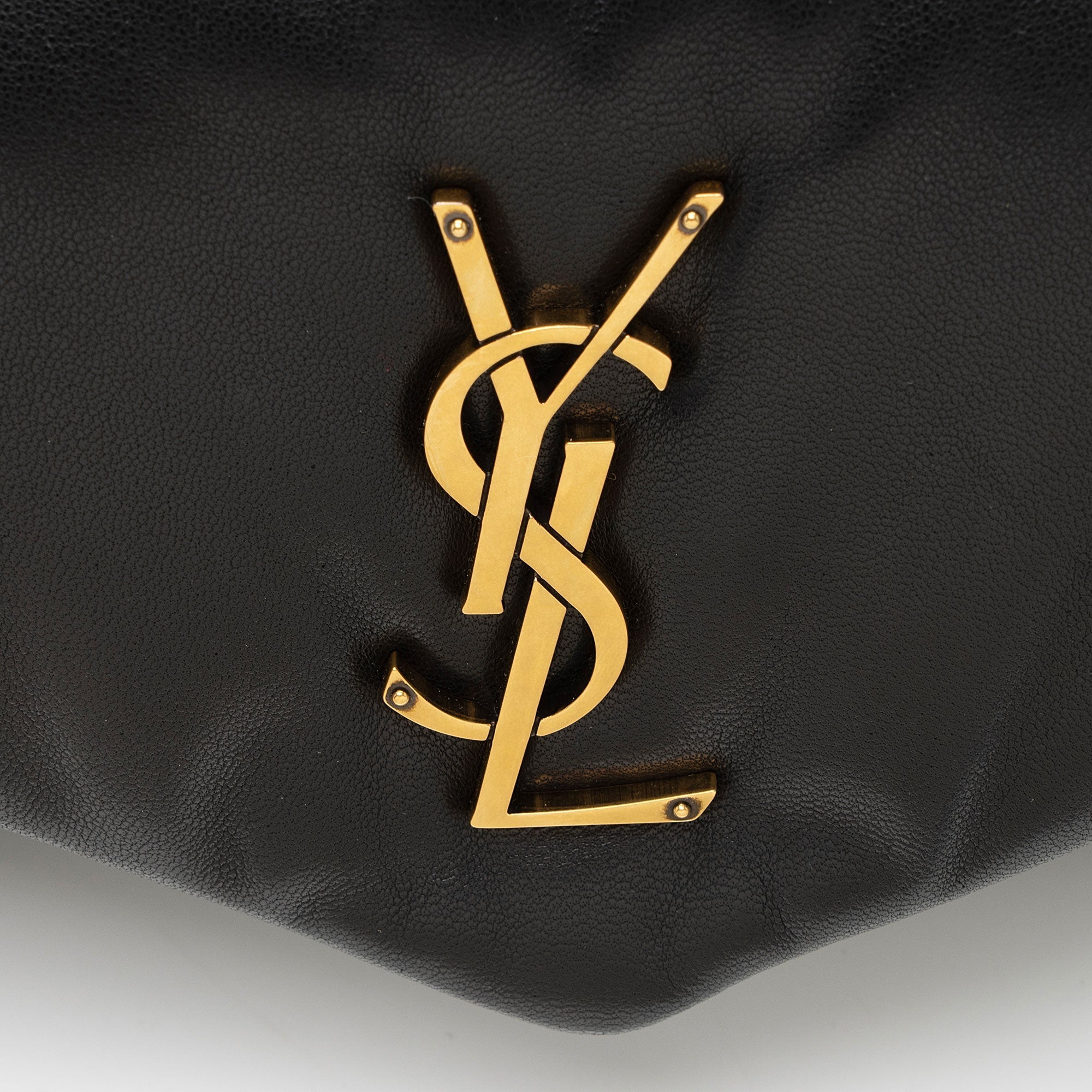 Saint Laurent Lambskin Monogram Calypso Small Shoulder Bag