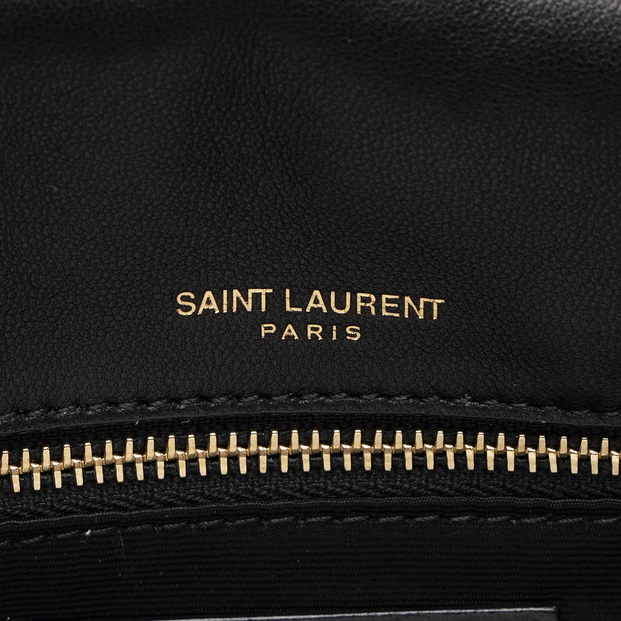 Saint Laurent Lambskin Monogram Calypso Small Shoulder Bag