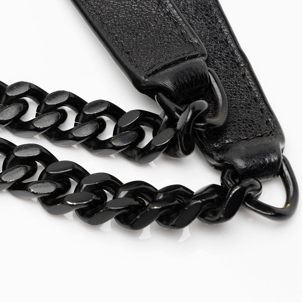 Saint Laurent Lambskin Large Monogram Nolita Bag (SHF-23575)