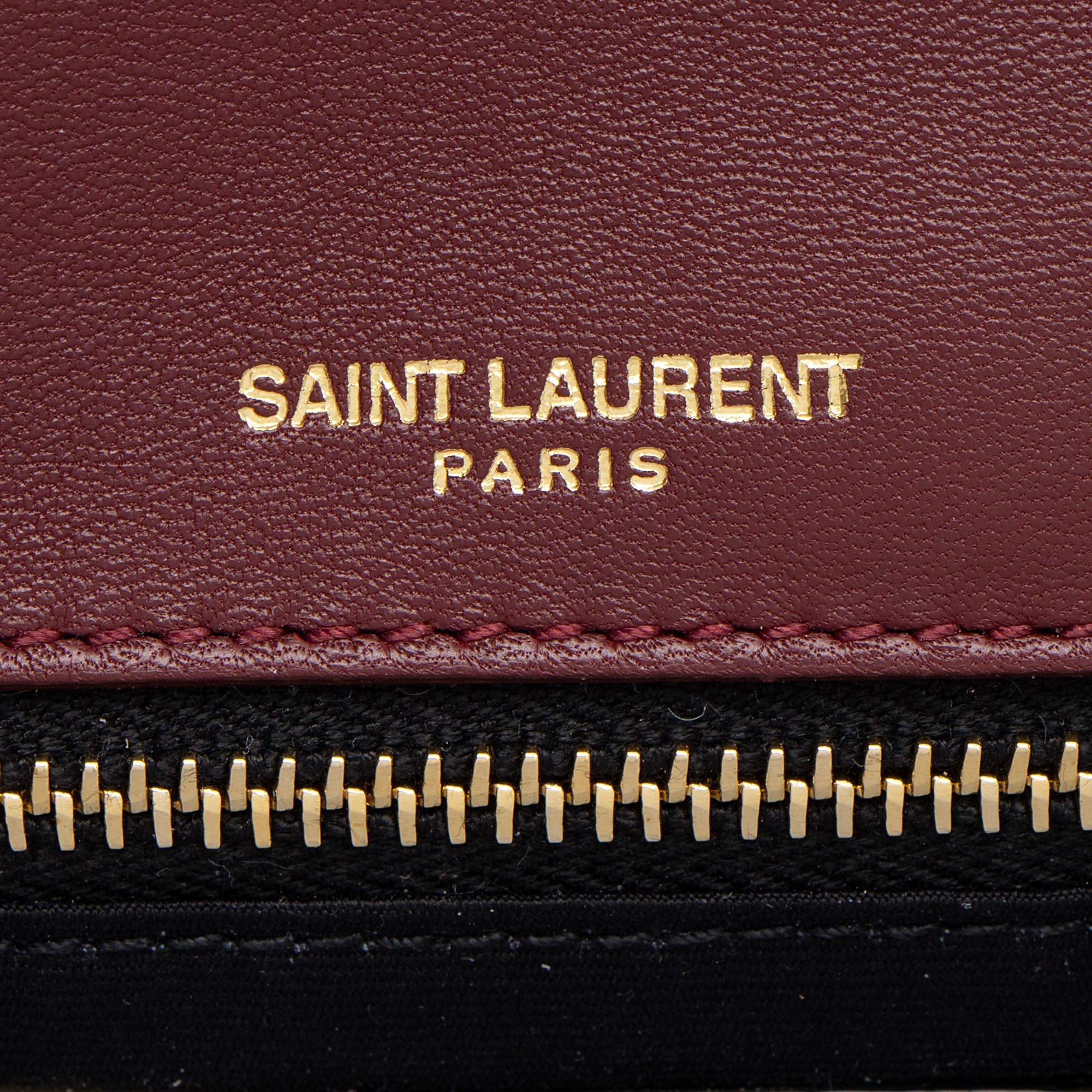 Saint Laurent Lambskin Monogram Calypso Small Shoulder Bag