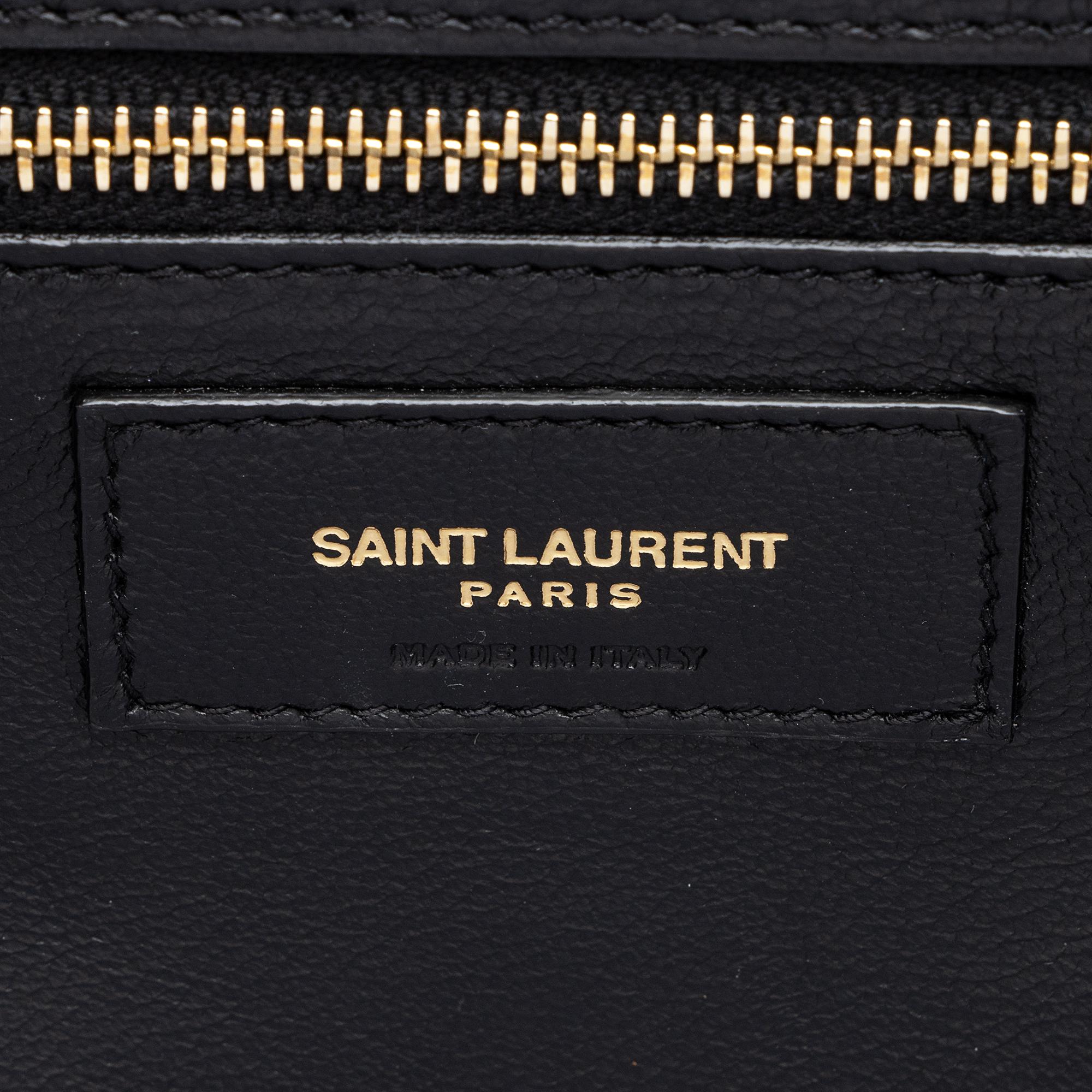 Saint Laurent Lambskin Monogram Gaby Chain Envelope Bag (SHF-23054)