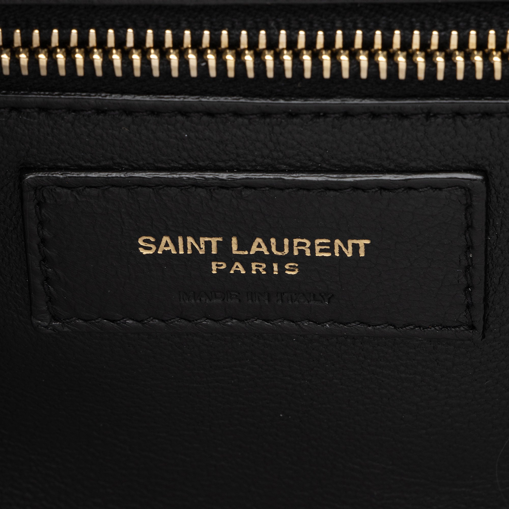 Saint Laurent Lambskin Monogram Gaby Chain Envelope Bag (SHF-KQUxzQ)