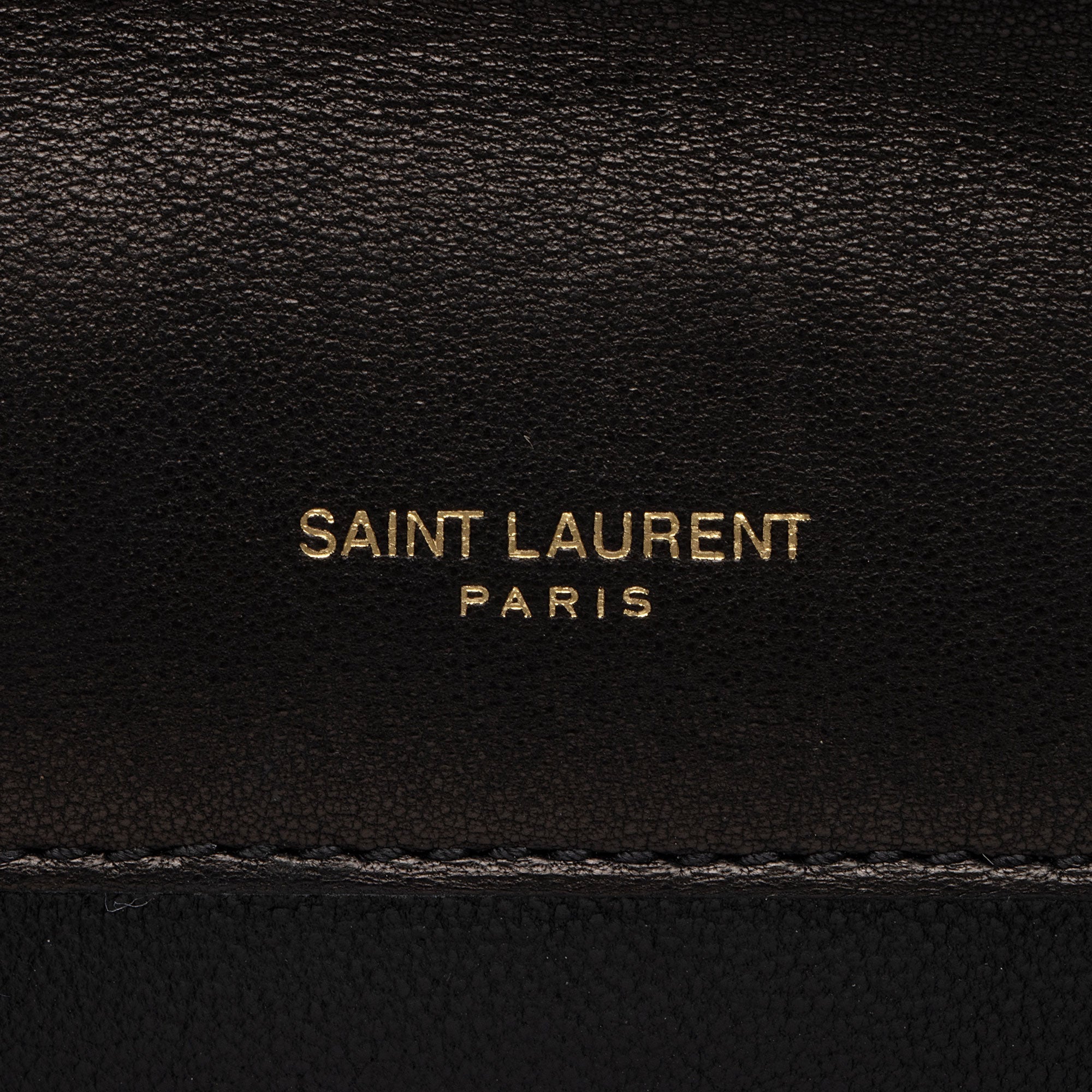 Saint Laurent Lambskin Monogram Gaby Chain Envelope Bag (SHF-KQUxzQ)