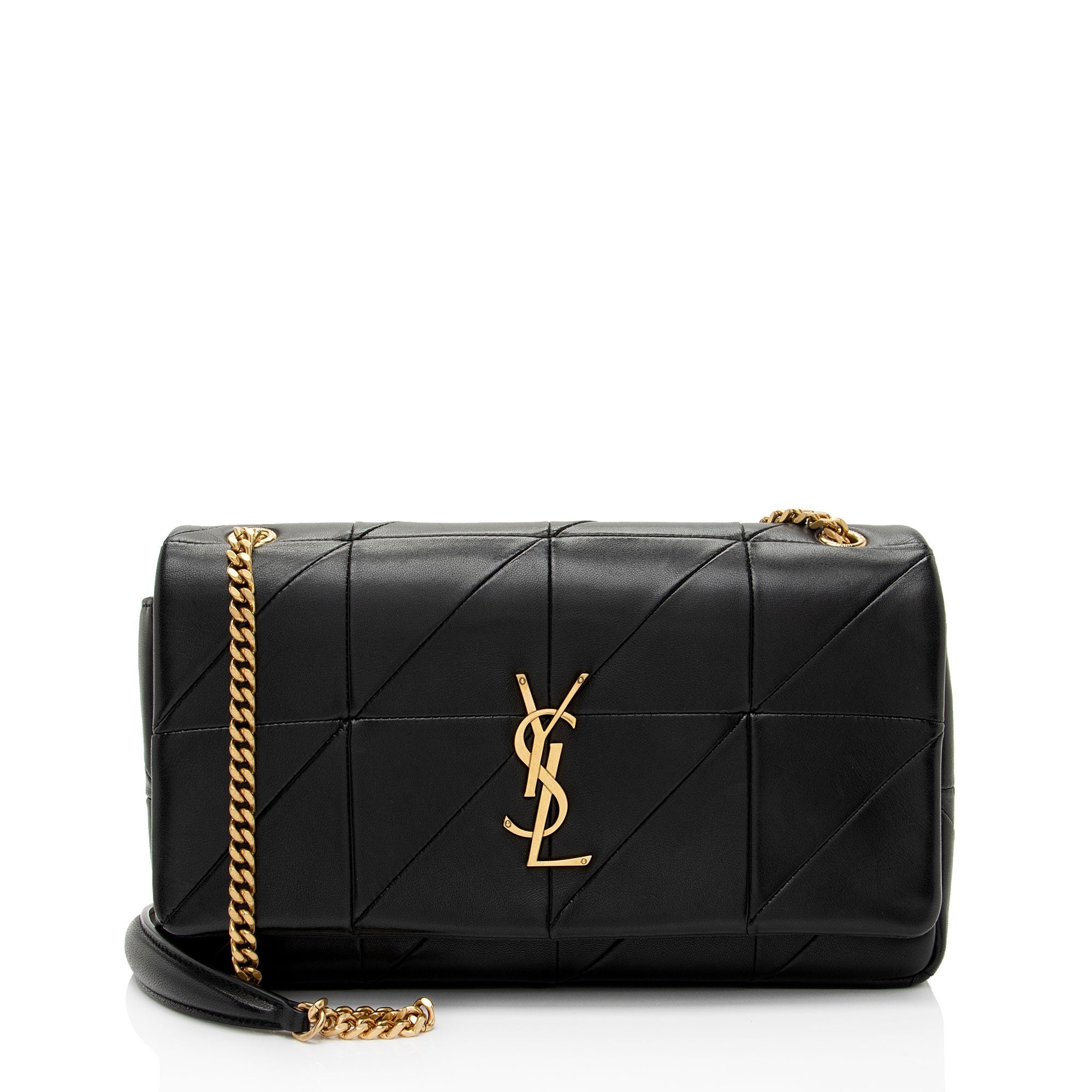 Saint Laurent Lambskin Monogram Jamie Chain Medium Shoulder Bag (SHF-amMtT9)