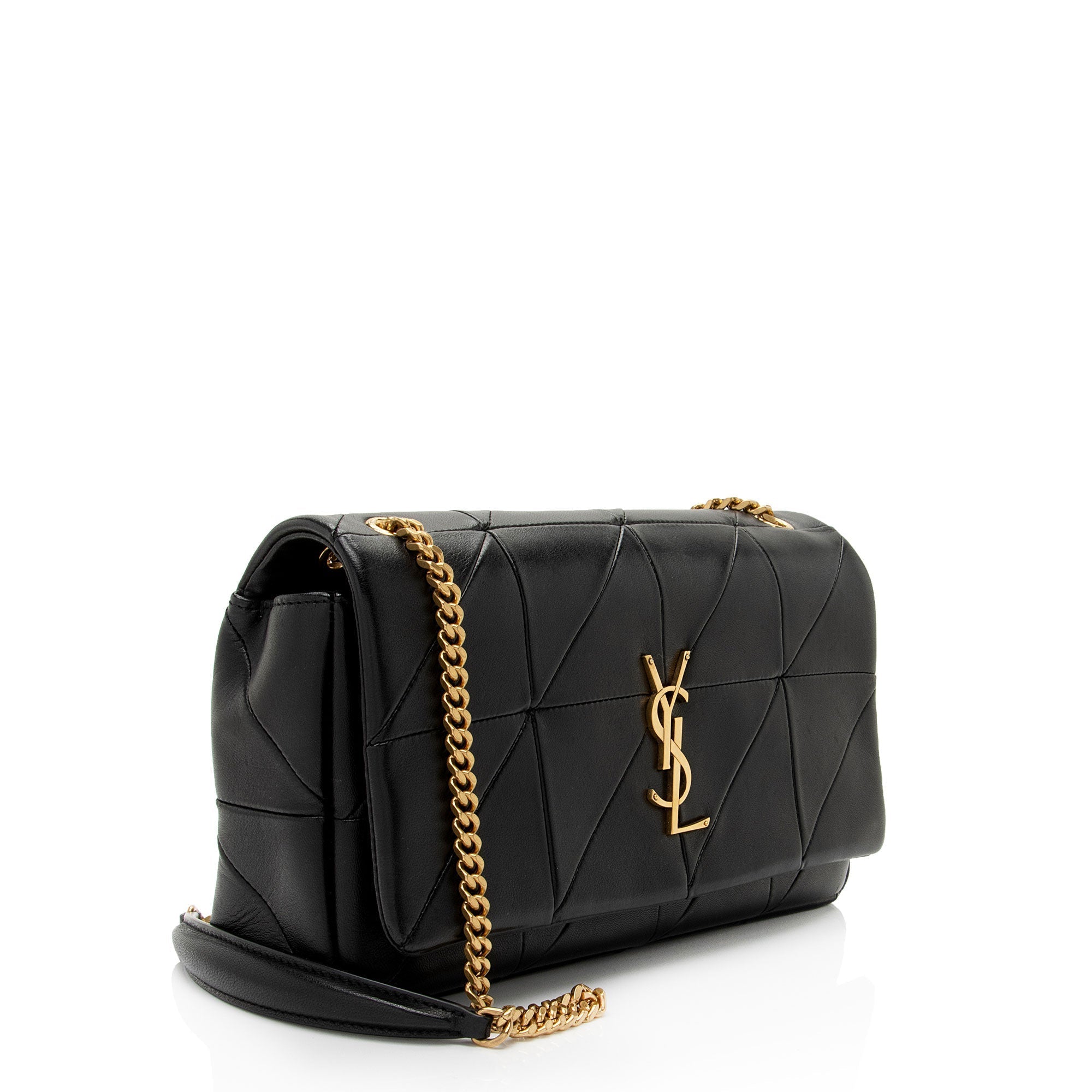 Saint Laurent Lambskin Monogram Jamie Chain Medium Shoulder Bag (SHF-amMtT9)