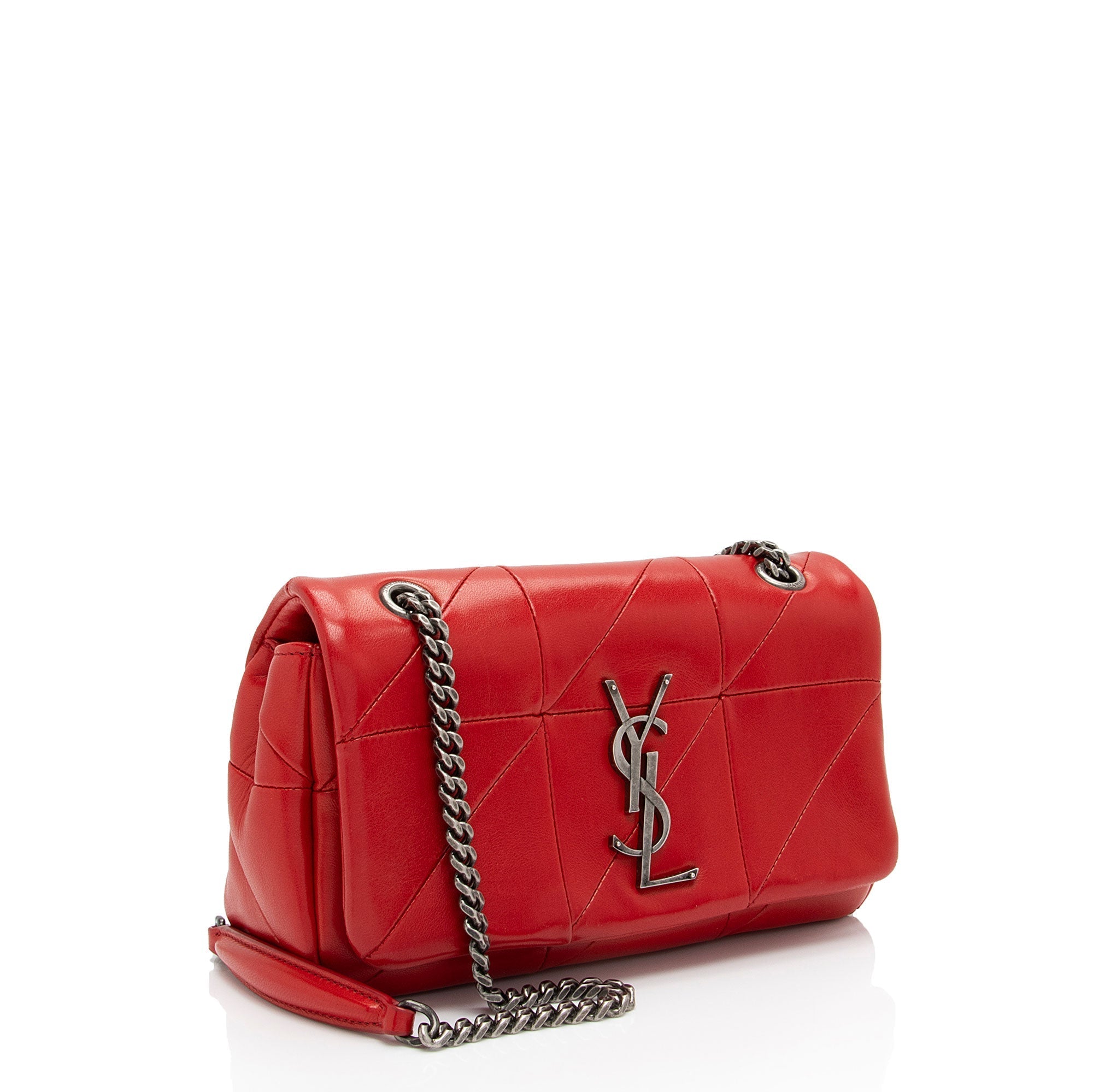 Saint Laurent Lambskin Monogram Jamie Small Shoulder Bag (SHF-PtUlbg)