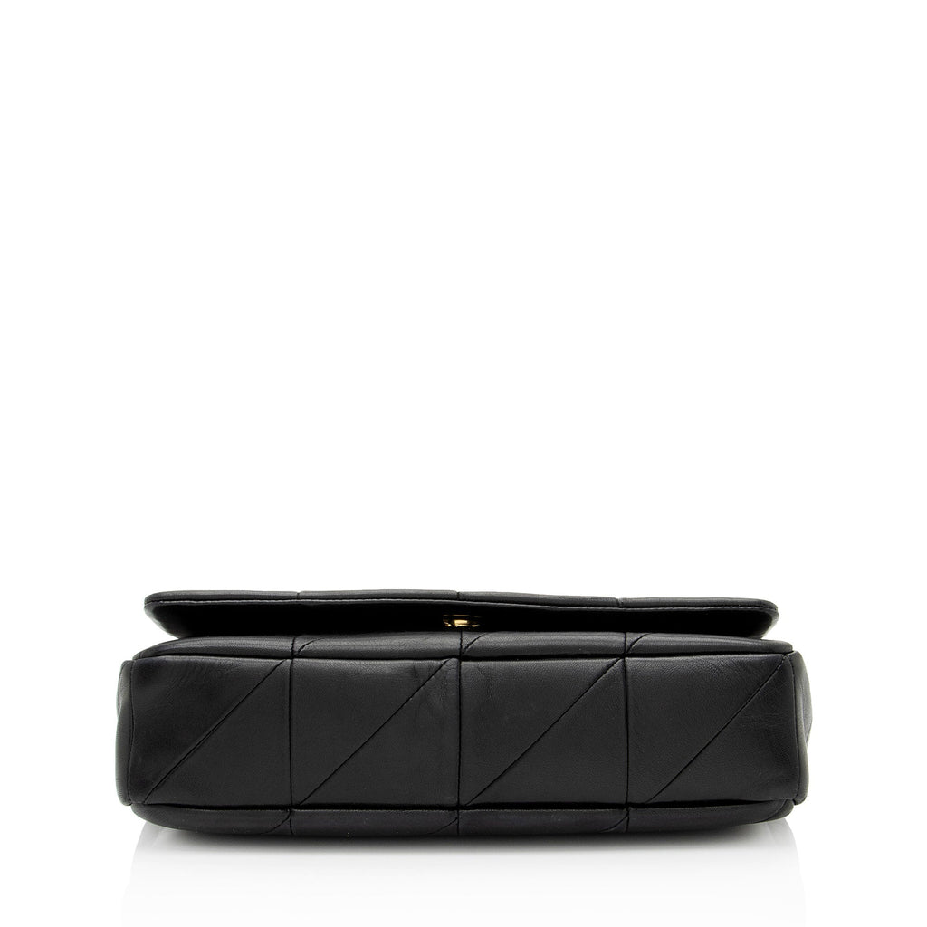 Saint Laurent Lambskin Monogram Jamie Medium Shoulder Bag