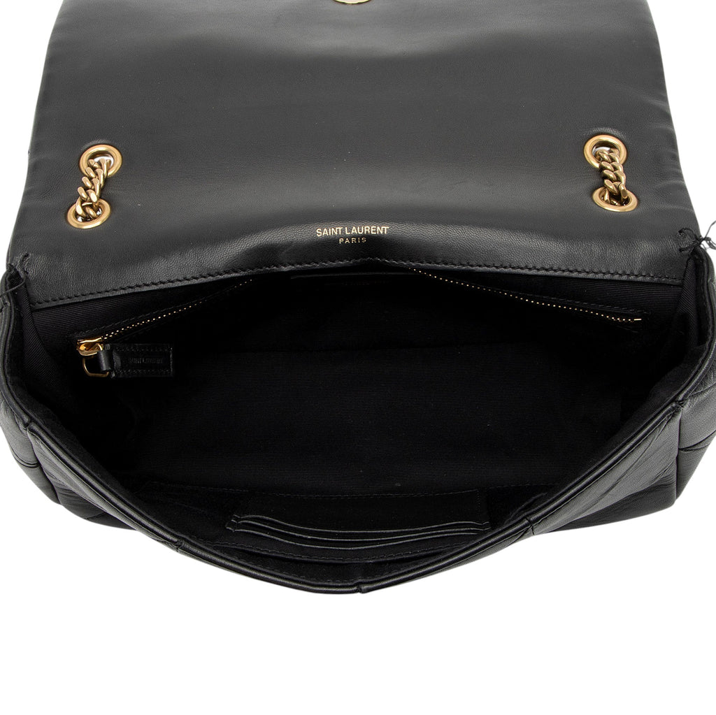 Saint Laurent Lambskin Monogram Jamie Medium Shoulder Bag