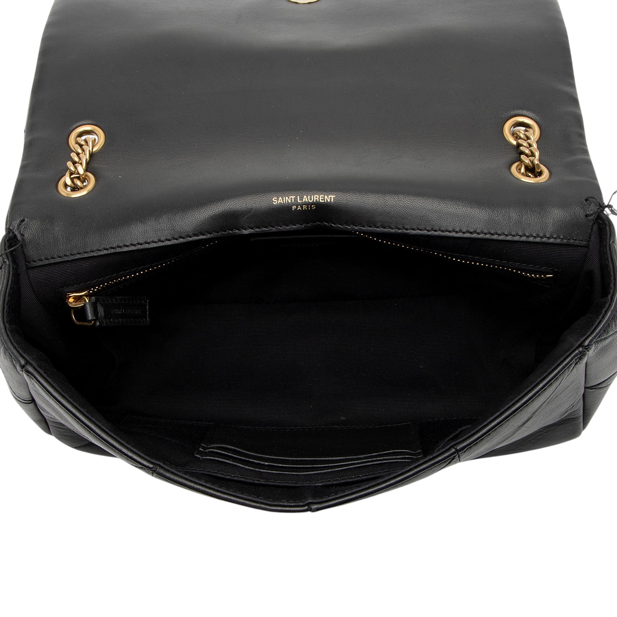 Saint Laurent Lambskin Monogram Jamie Medium Shoulder Bag