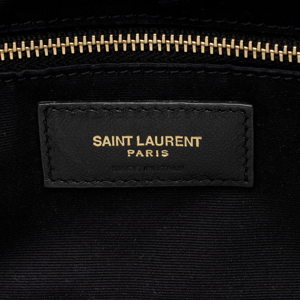 Saint Laurent Lambskin Monogram Jamie Medium Shoulder Bag
