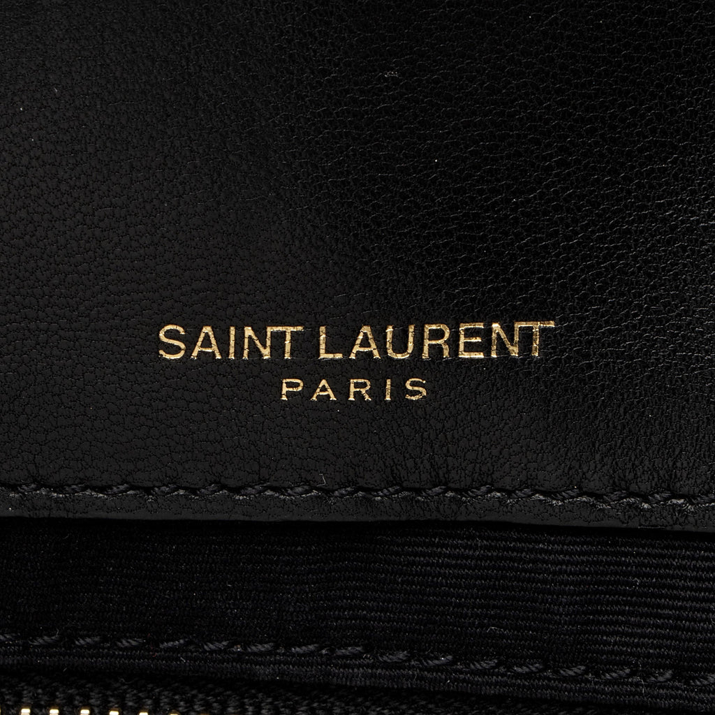 Saint Laurent Lambskin Monogram Jamie Medium Shoulder Bag