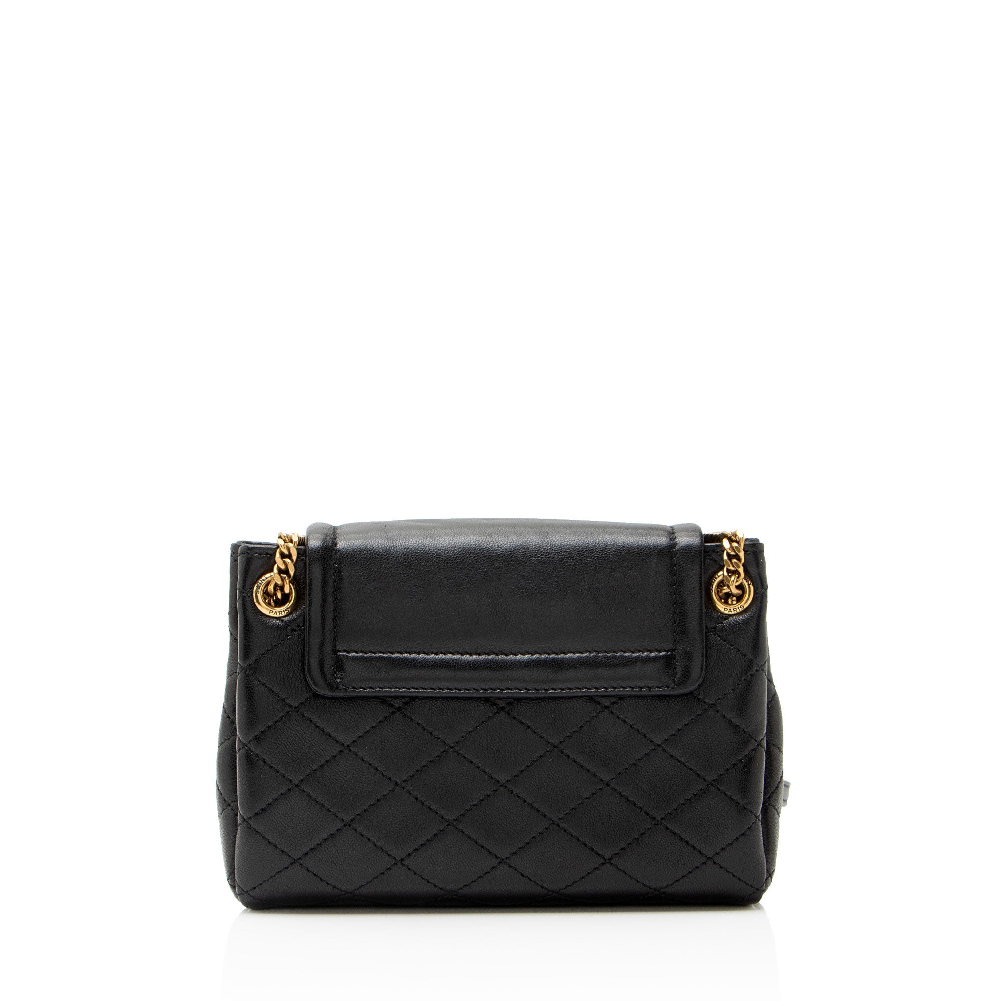 Saint Laurent Lambskin Monogram Nolita Mini Flap Bag