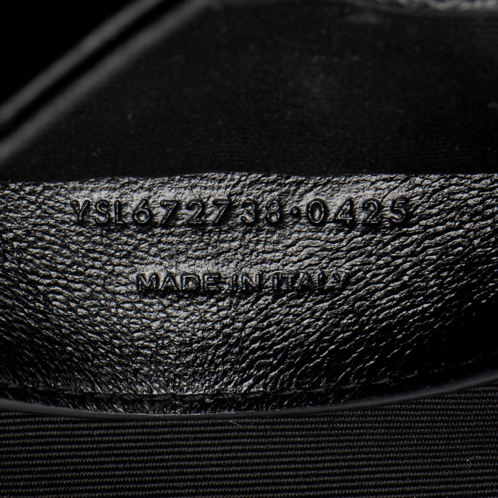 Saint Laurent Lambskin Monogram Nolita Mini Flap Bag