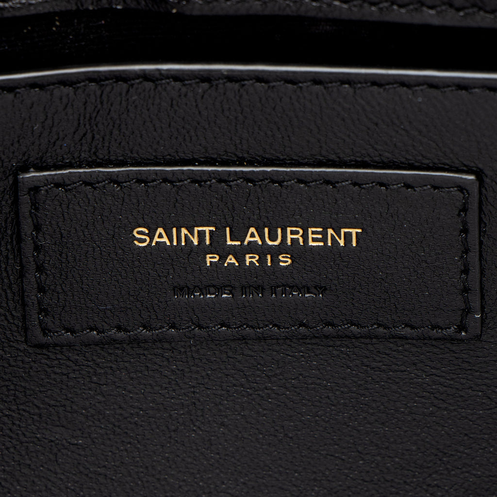 Saint Laurent Lambskin Monogram Nolita Mini Flap Bag