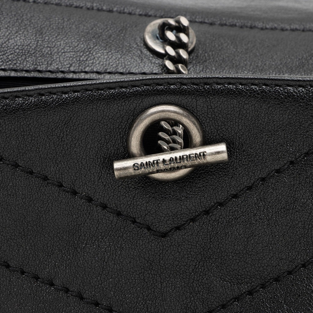 Saint Laurent Lambskin Monogram Nolita Small Flap Bag (SHF-f0gUjx)