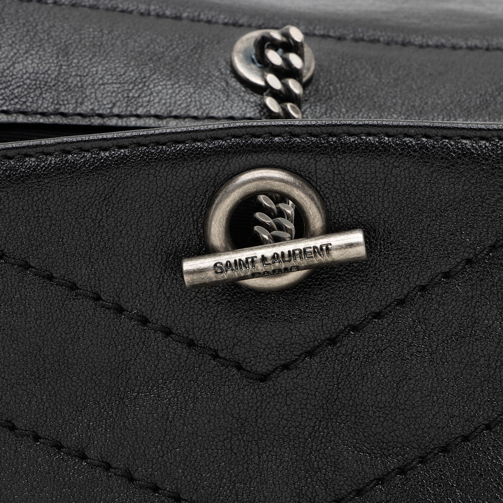 Saint Laurent Lambskin Monogram Nolita Small Flap Bag (SHF-f0gUjx)