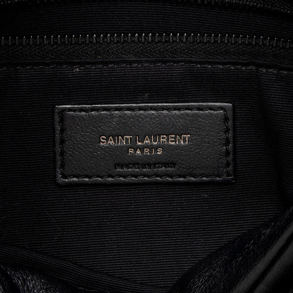 Saint Laurent Lambskin Monogram Puffer LouLou Medium Shoulder Bag (SHF-ArUzt2)