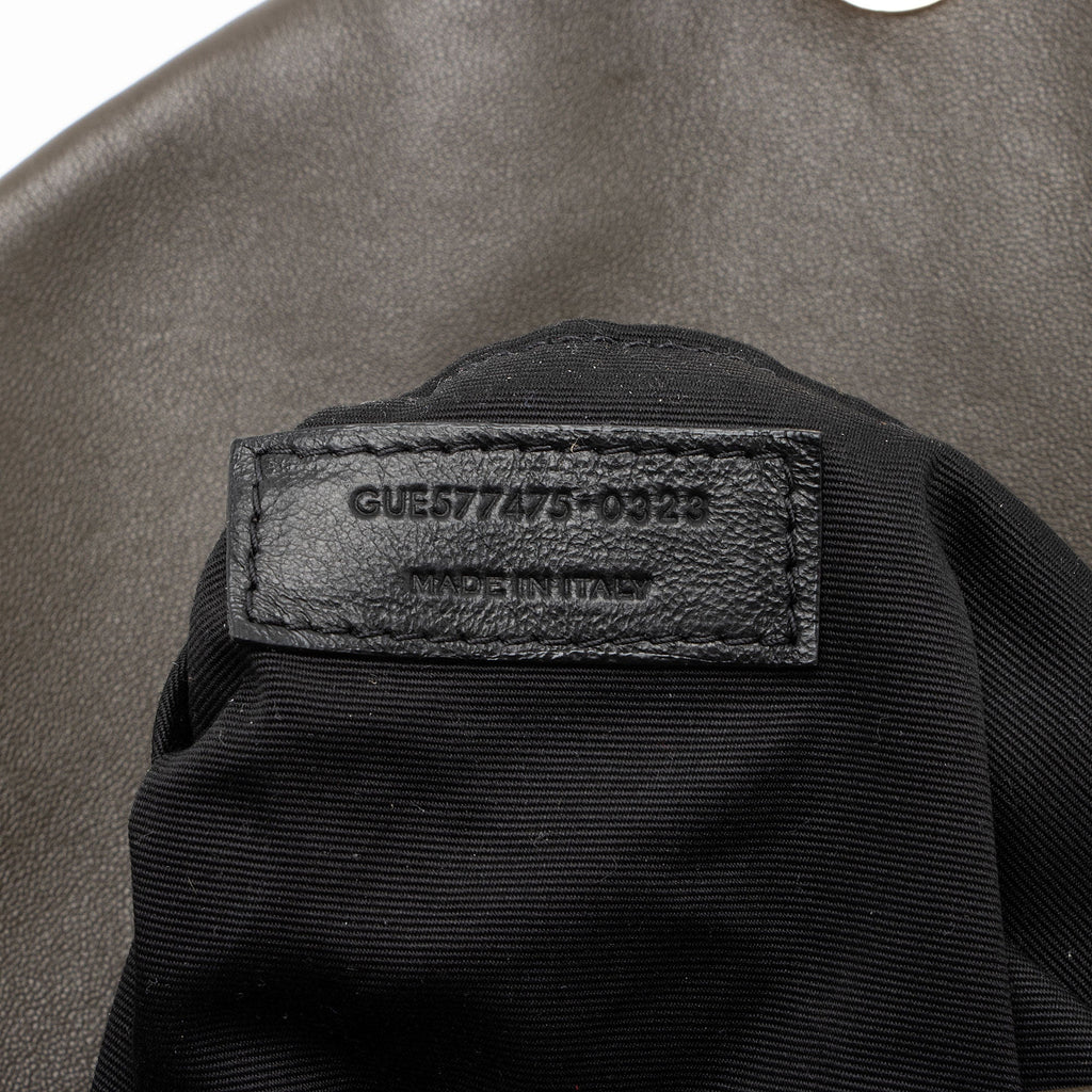 Saint Laurent Lambskin Monogram Puffer LouLou Medium Shoulder Bag (SHF-sxPbmV)