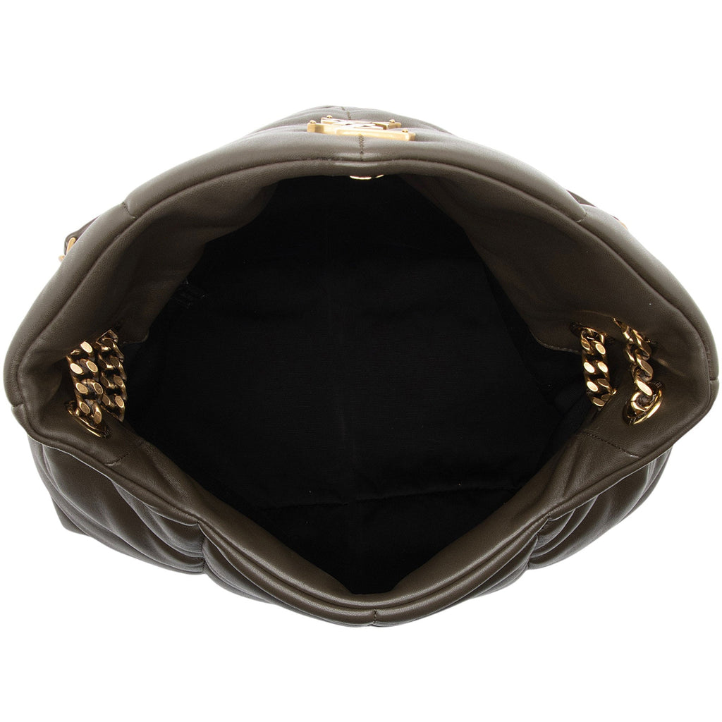 Saint Laurent Lambskin Monogram Puffer LouLou Medium Shoulder Bag (SHF-sxPbmV)