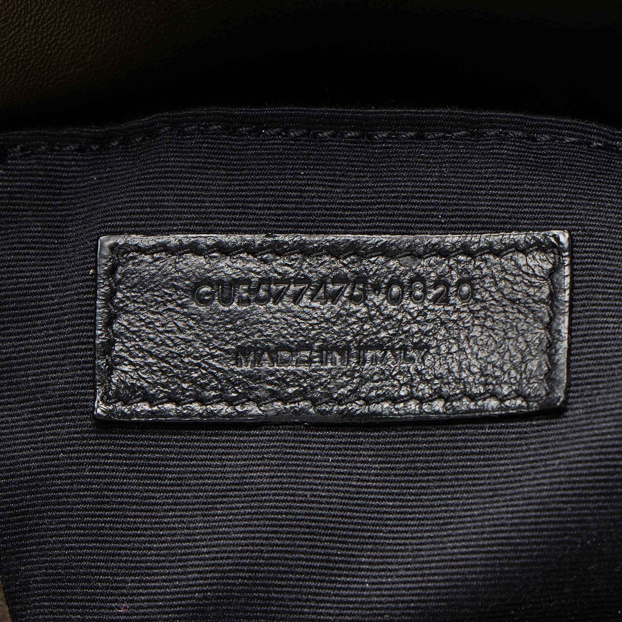 Saint Laurent Lambskin Monogram Puffer LouLou Medium Shoulder Bag
