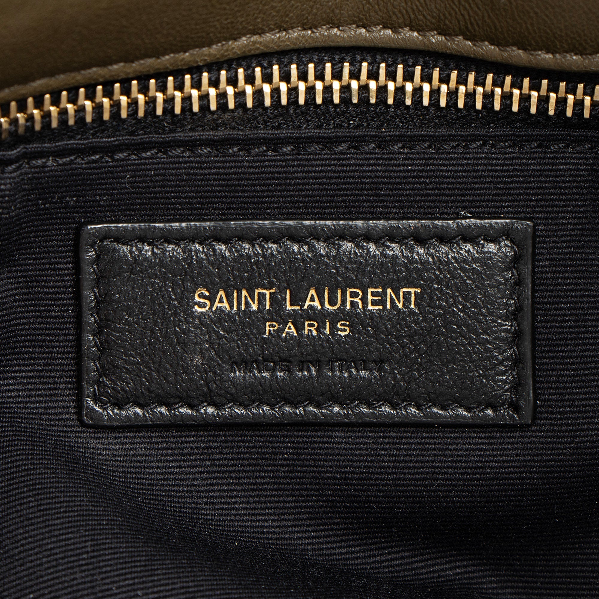 Saint Laurent Lambskin Monogram Puffer LouLou Medium Shoulder Bag