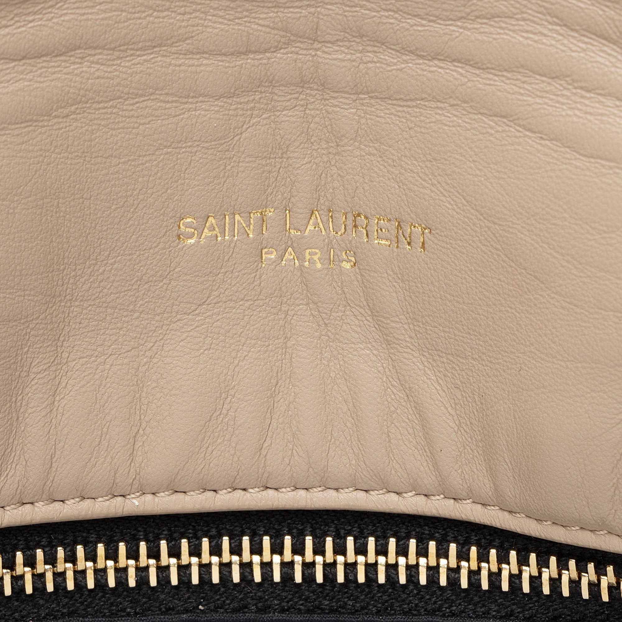 Saint Laurent Lambskin Monogram Puffer LouLou Medium Shoulder Bag
