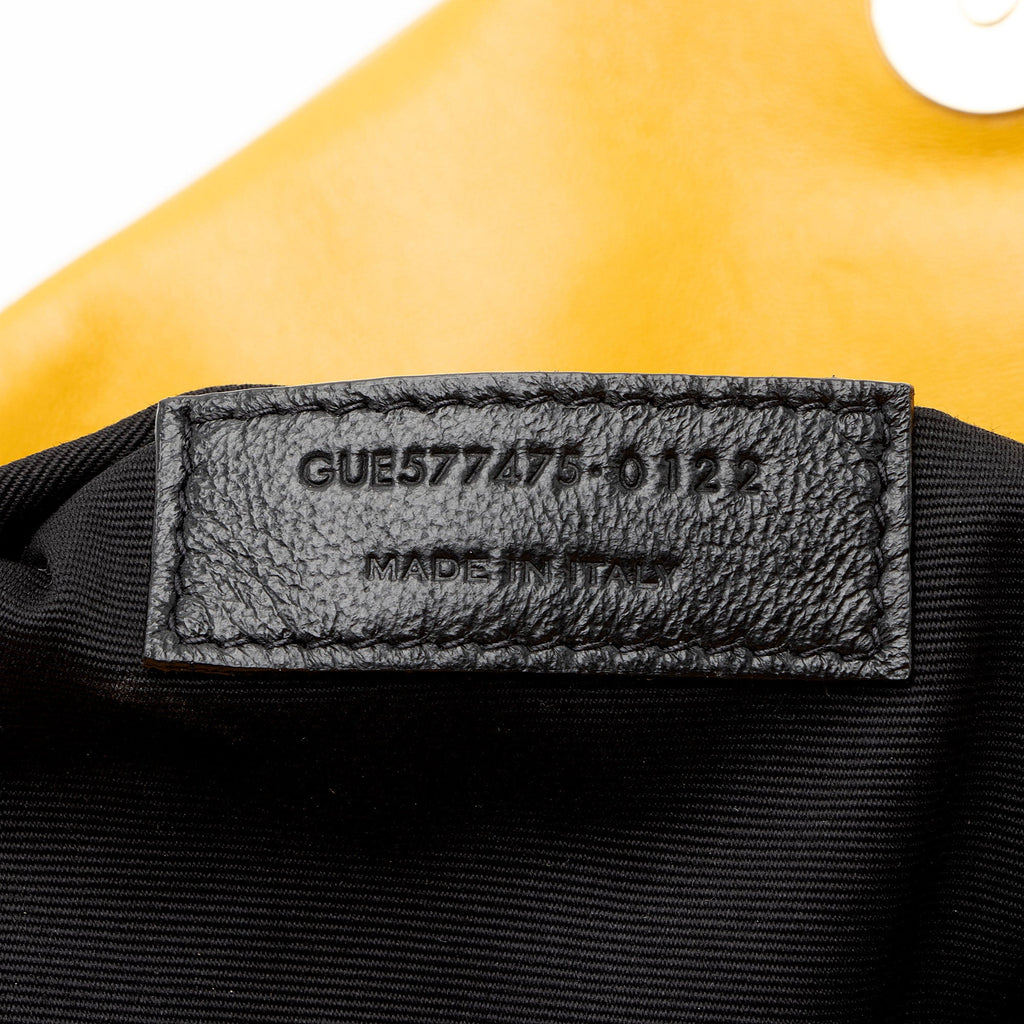 Saint Laurent Lambskin Monogram Puffer LouLou Medium Shoulder Bag