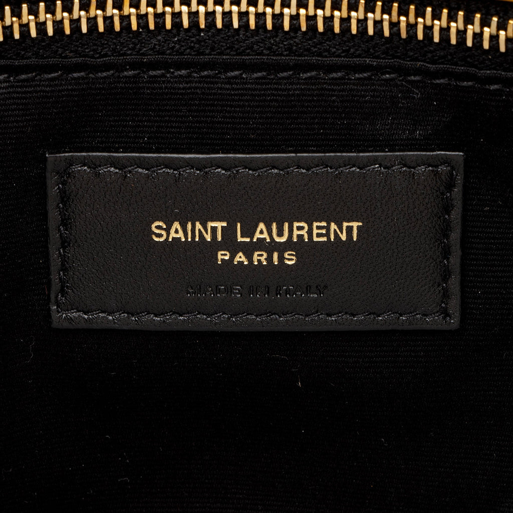 Saint Laurent Lambskin Monogram Puffer LouLou Medium Shoulder Bag