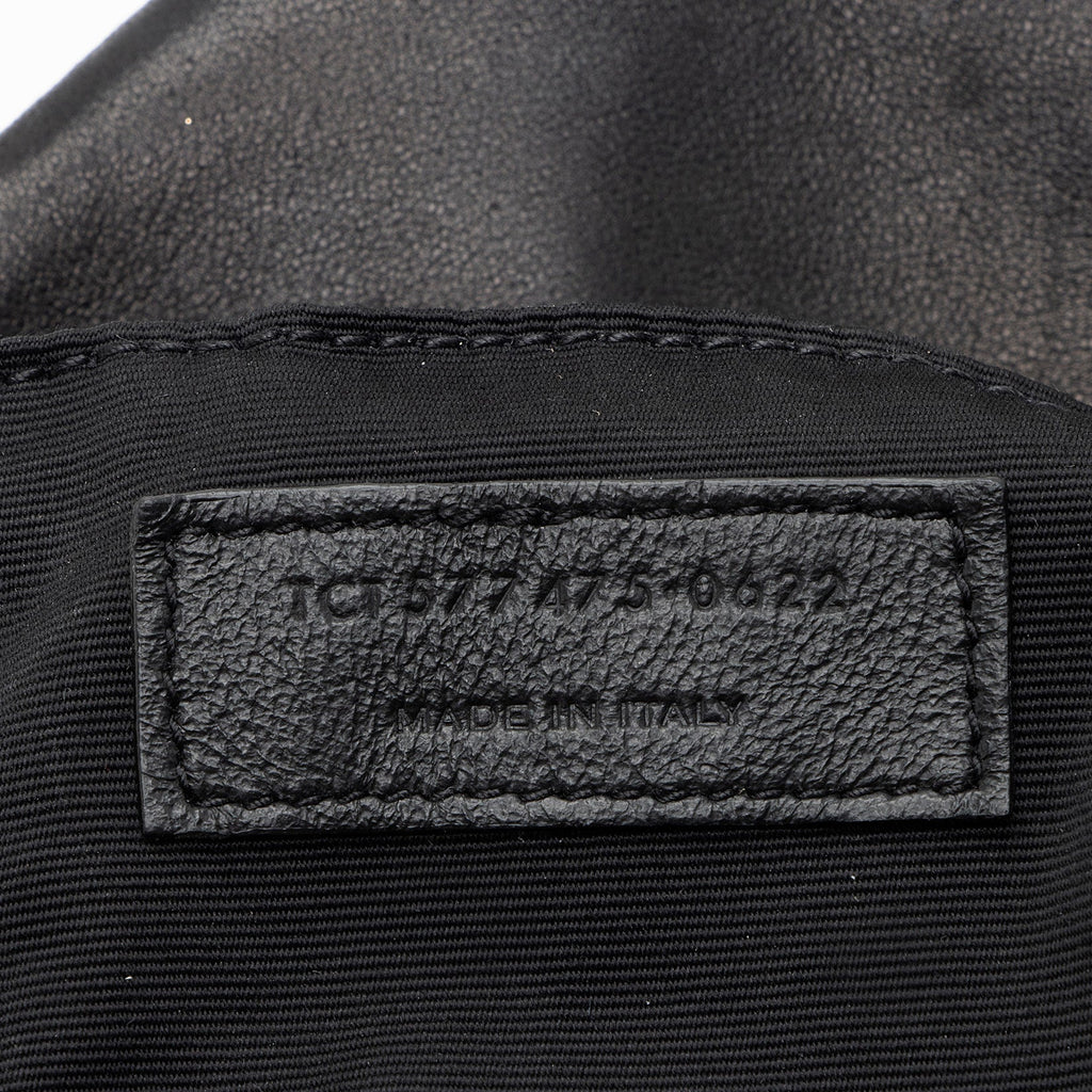 Saint Laurent Lambskin Monogram Puffer LouLou Medium Shoulder Bag