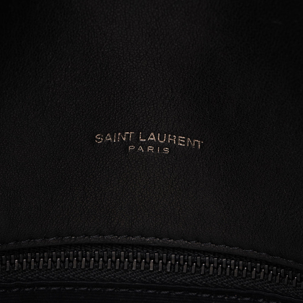 Saint Laurent Lambskin Monogram Puffer LouLou Medium Shoulder Bag