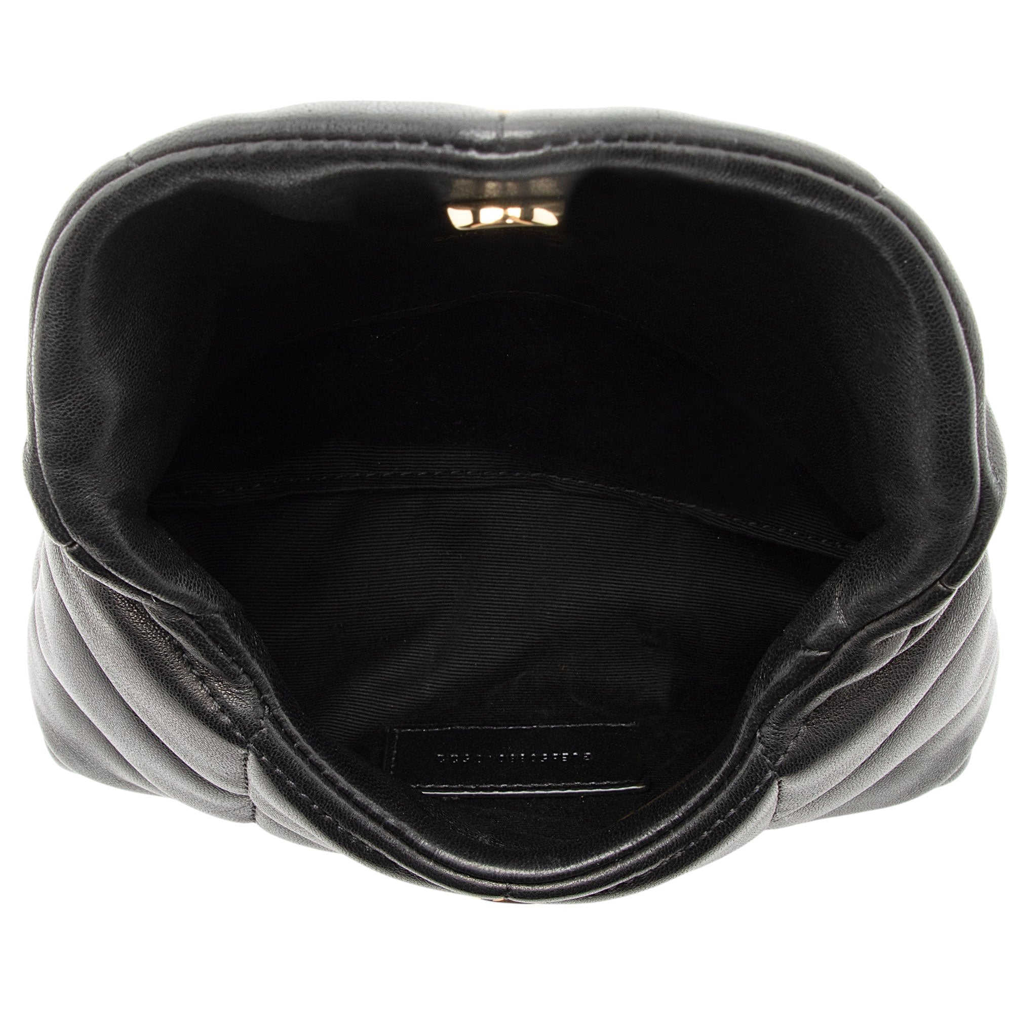 Saint Laurent Lambskin Monogram Puffer LouLou Small Clutch