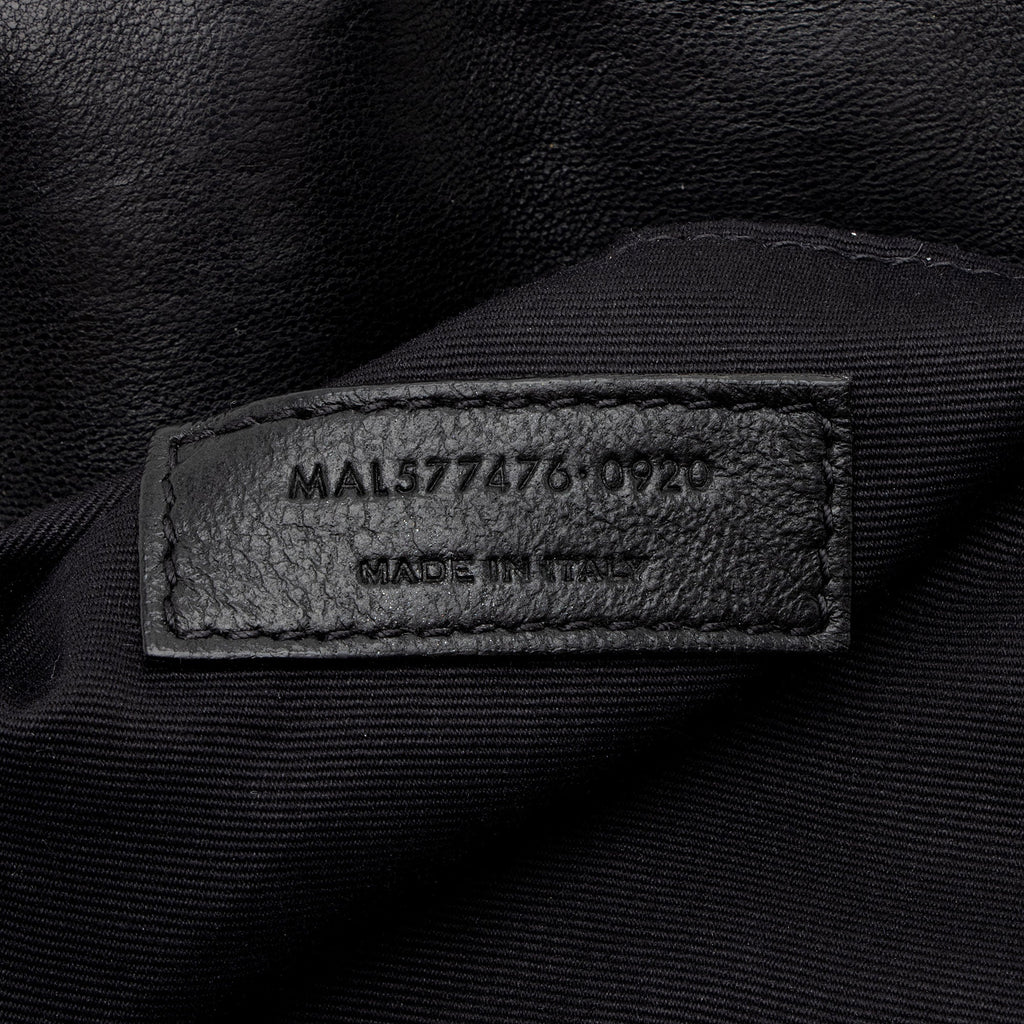 Saint Laurent Lambskin Monogram Puffer LouLou Small Shoulder Bag