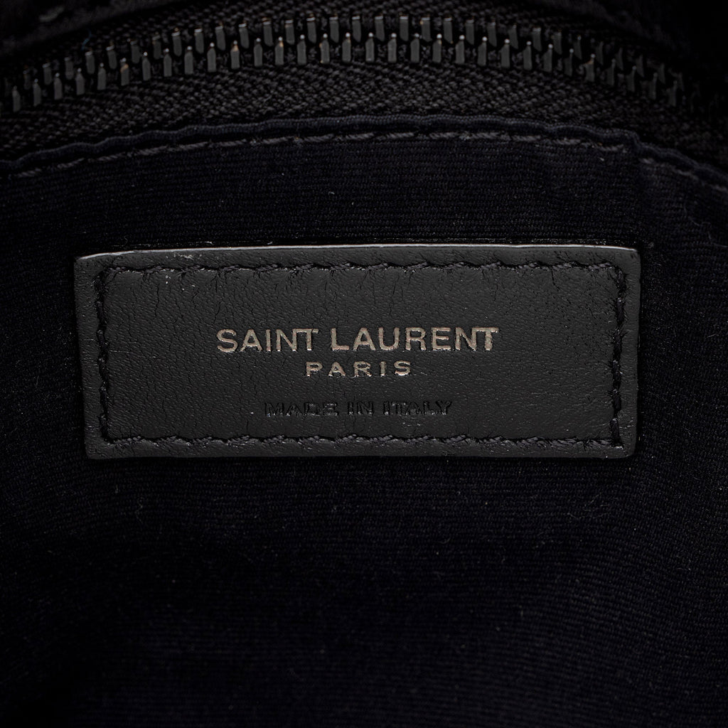 Saint Laurent Lambskin Monogram Puffer LouLou Small Shoulder Bag