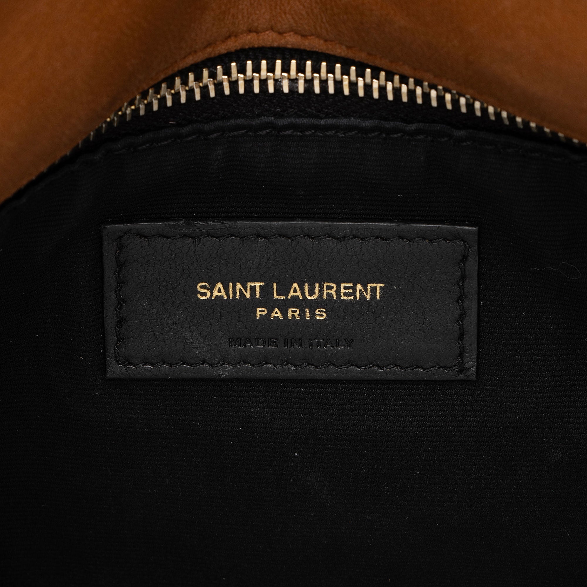 Saint Laurent Lambskin Monogram Puffer LouLou Small Shoulder Bag