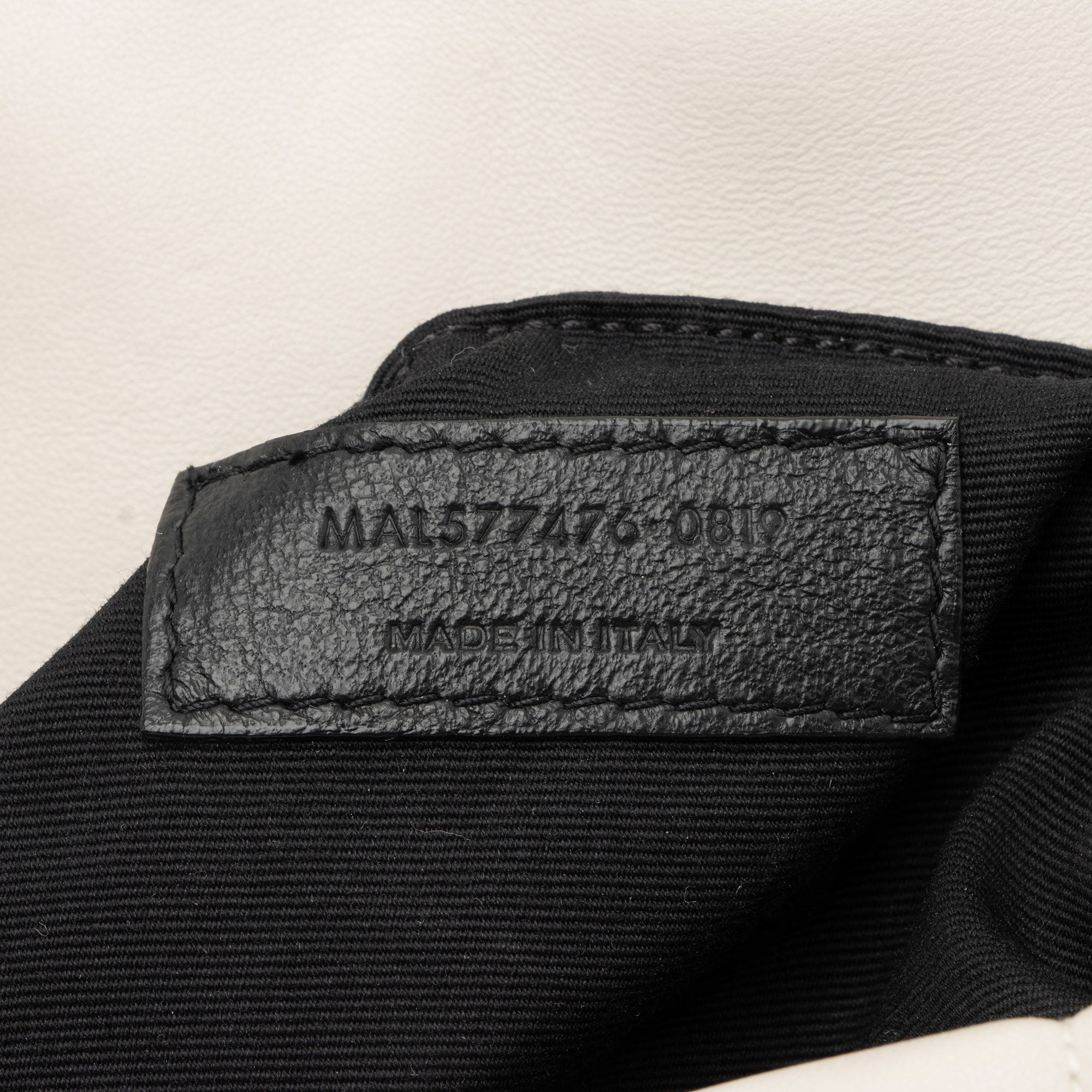 Saint Laurent Lambskin Monogram Puffer LouLou Small Shoulder Bag