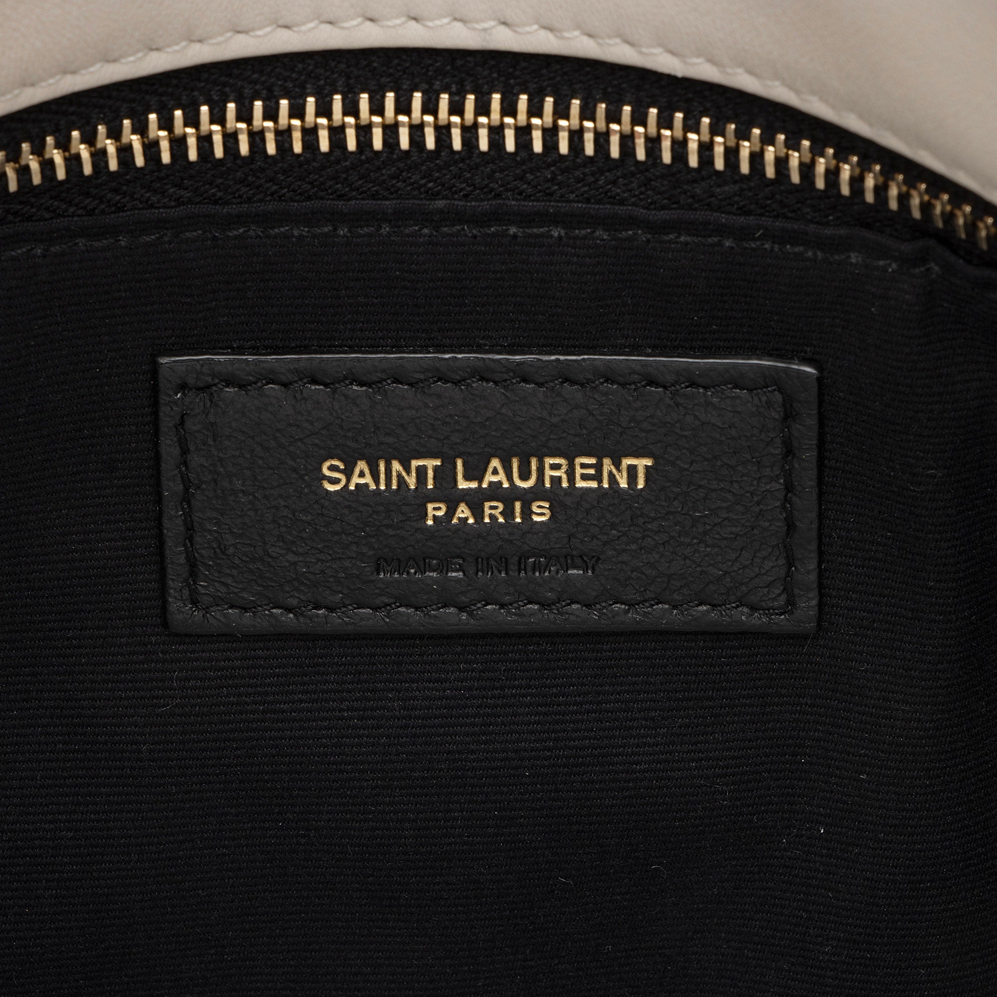 Saint Laurent Lambskin Monogram Puffer LouLou Small Shoulder Bag