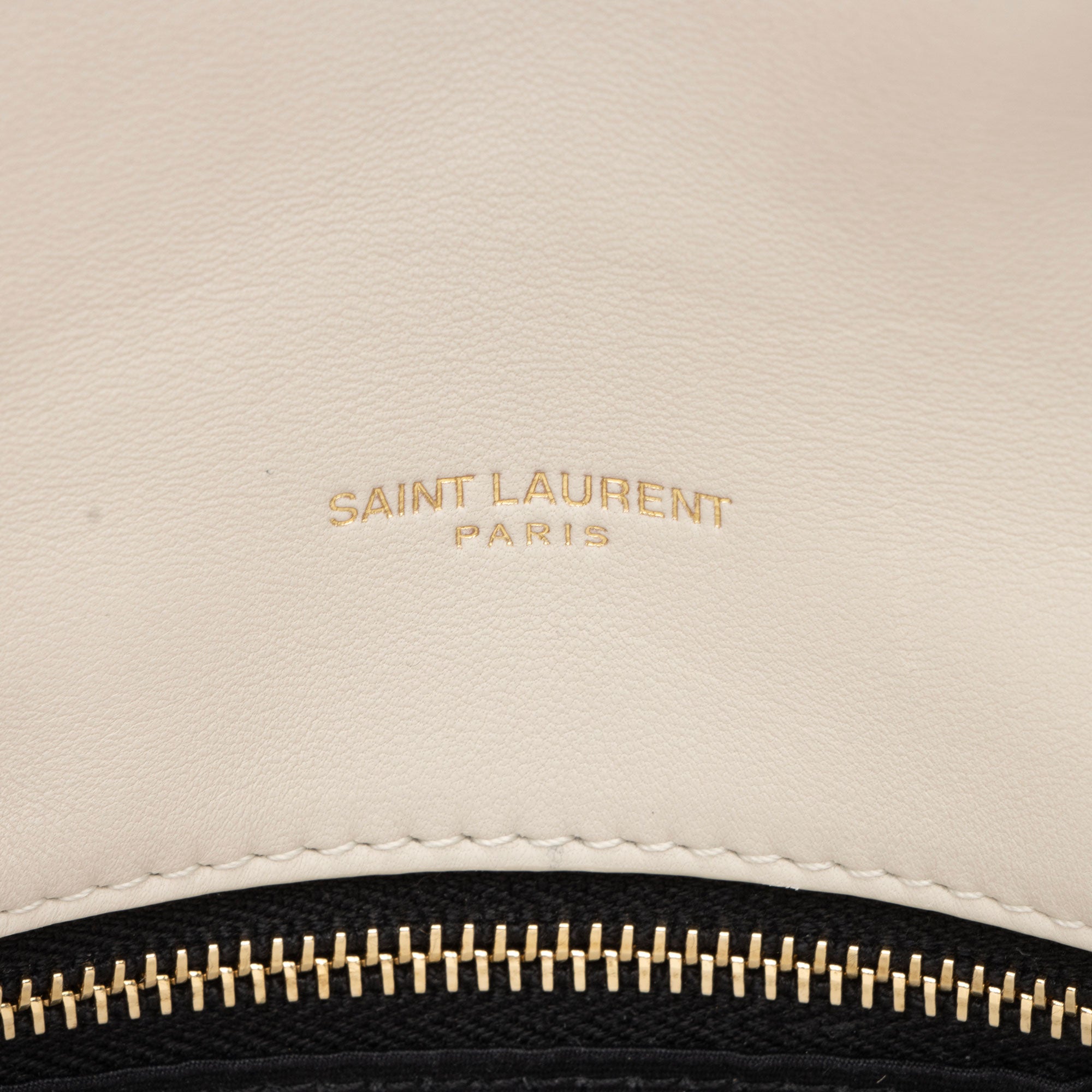 Saint Laurent Lambskin Monogram Puffer LouLou Small Shoulder Bag