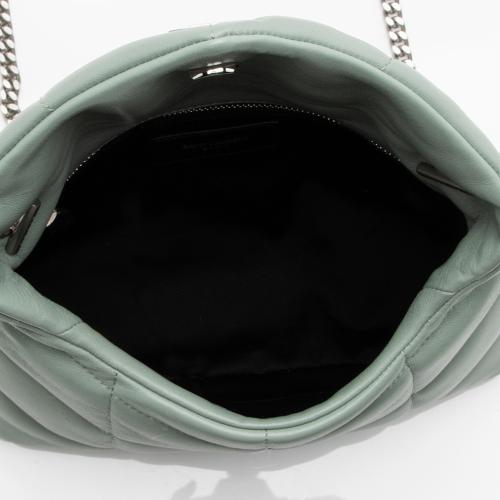 Saint Laurent Lambskin Monogram Puffer LouLou Toy Shoulder Bag (SHF-VHpE1u)