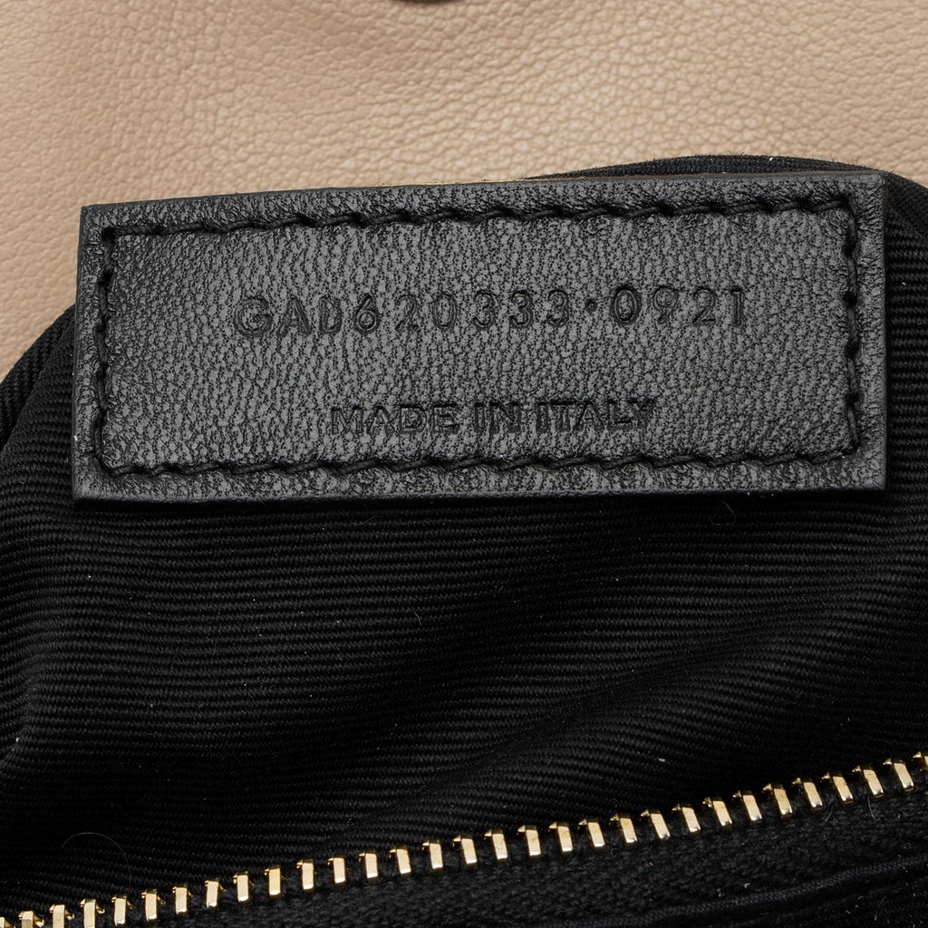 Saint Laurent Lambskin Monogram Puffer LouLou Toy Shoulder Bag
