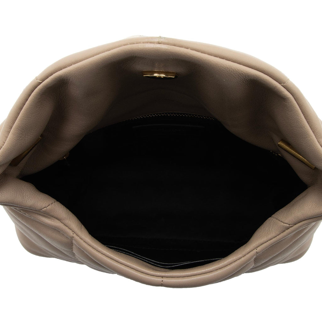Saint Laurent Lambskin Monogram Puffer LouLou Toy Shoulder Bag
