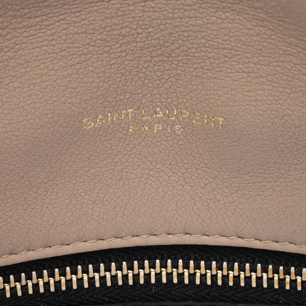 Saint Laurent Lambskin Monogram Puffer LouLou Toy Shoulder Bag