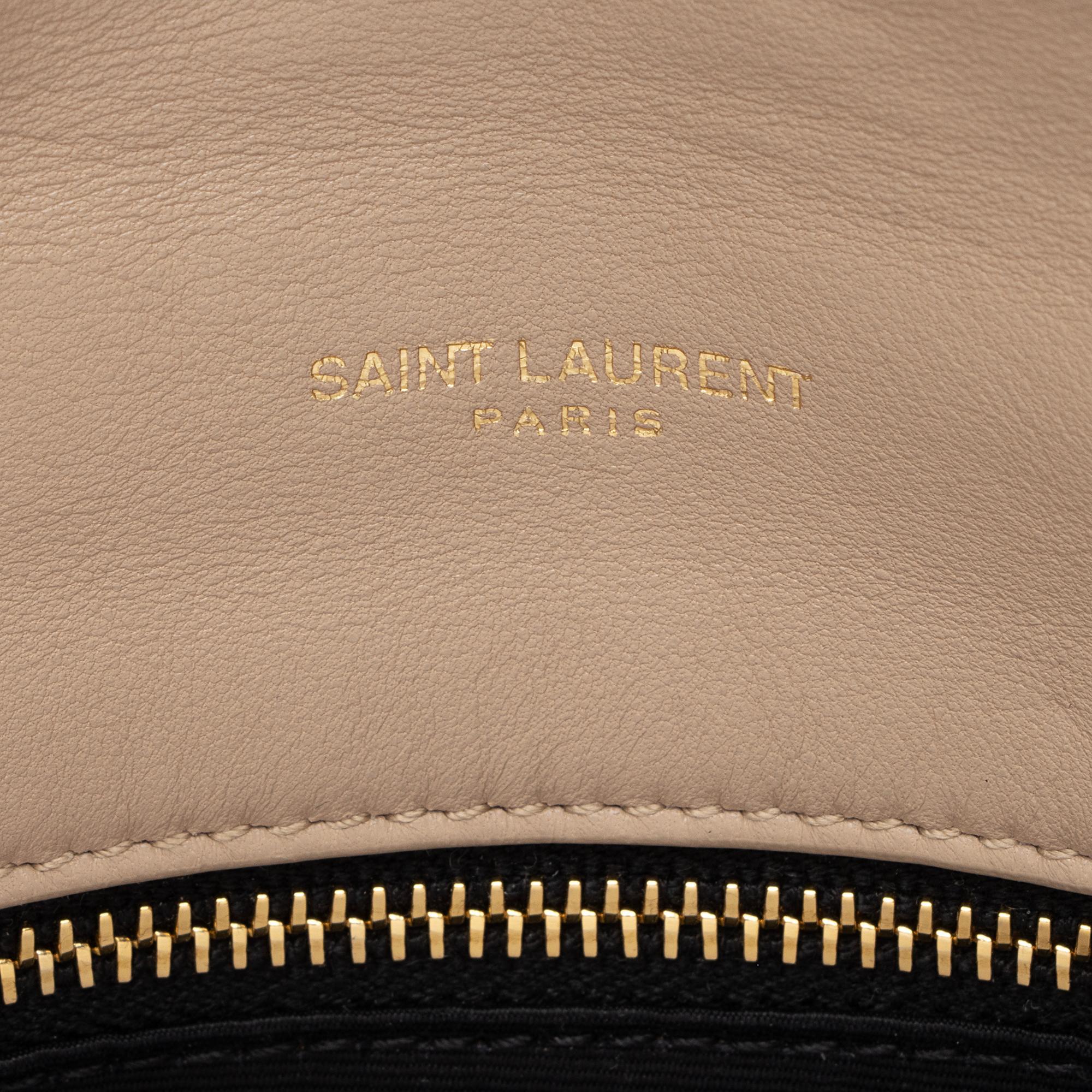 Saint Laurent Lambskin Monogram Puffer LouLou Toy Shoulder Bag (SHF-ijFzie)