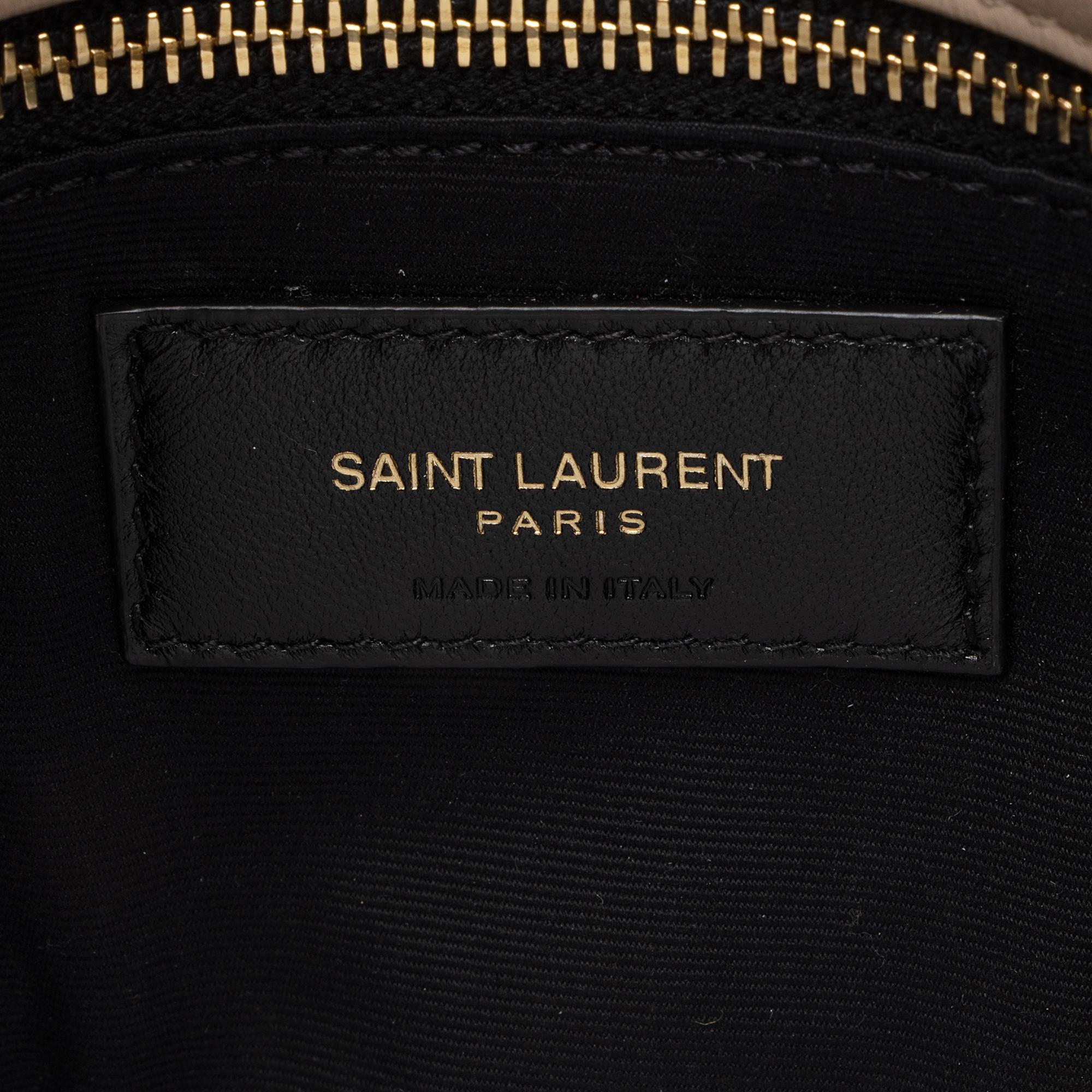 Saint Laurent Lambskin Monogram Puffer LouLou Toy Shoulder Bag (SHF-ijFzie)