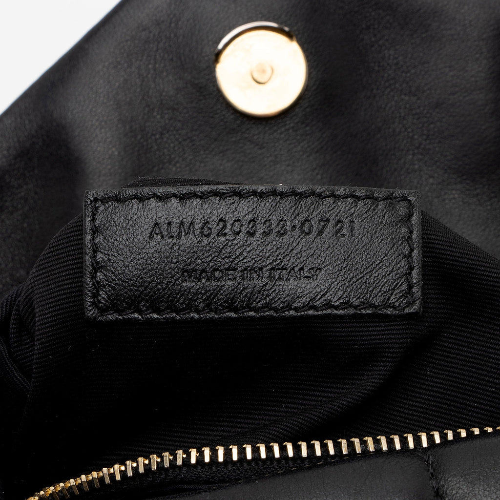 Saint Laurent Lambskin Monogram Puffer LouLou Toy Shoulder Bag