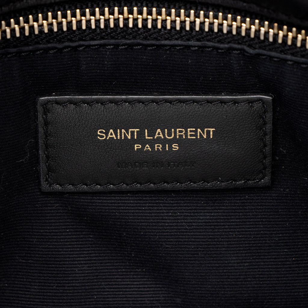 Saint Laurent Lambskin Monogram Puffer LouLou Toy Shoulder Bag