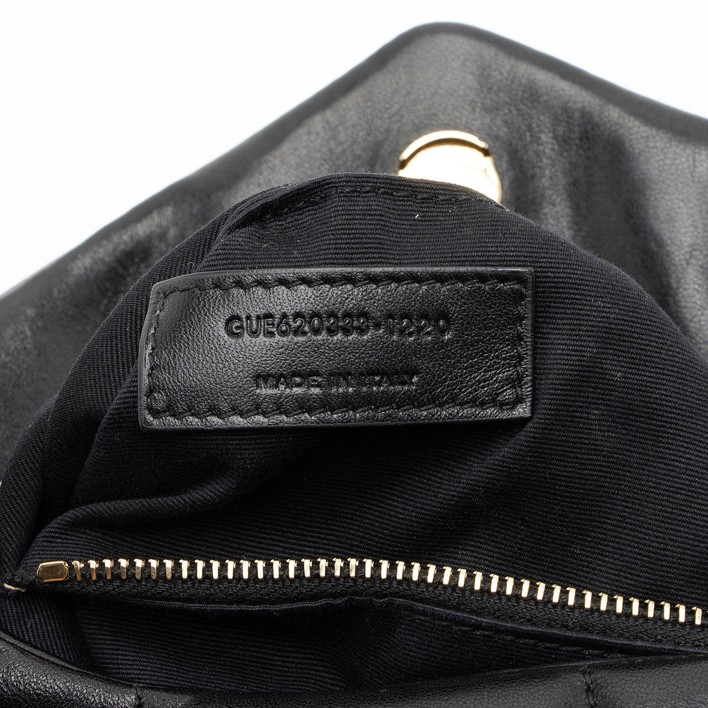 Saint Laurent Lambskin Monogram Puffer LouLou Toy Shoulder Bag