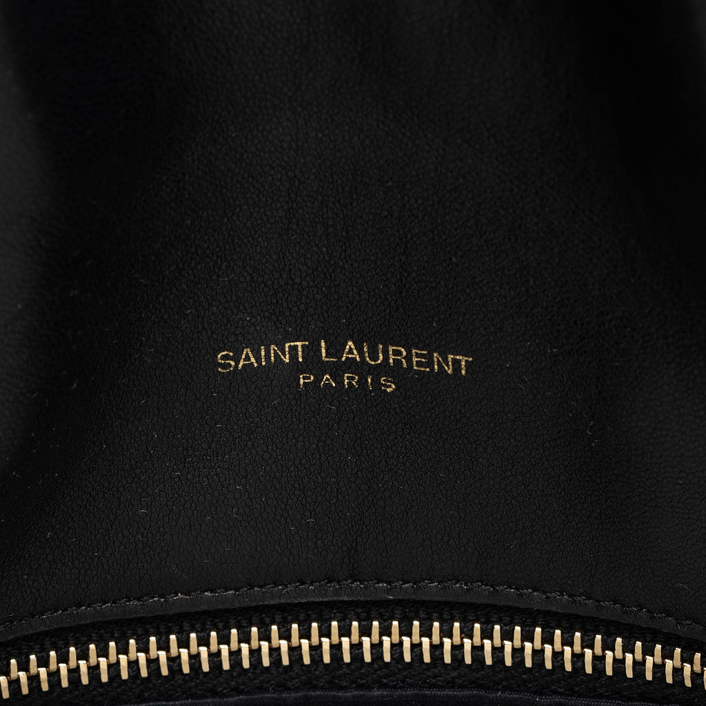 Saint Laurent Lambskin Monogram Puffer LouLou Toy Shoulder Bag